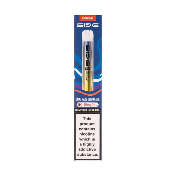 SKE Crystal Bar 600 Blue Razz Lemonade Prefilled Pod Kit