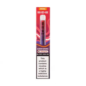 SKE Crystal Bar 600 Blueberry Raspberries Prefilled Pod Kit with 20mg nicotine, 600 puffs, stylish design.