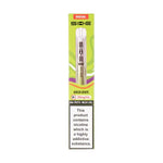 SKE Crystal Bar 600 Green Grape Prefilled Pod Kit showcasing the product's packaging and nicotine content details.