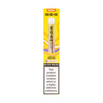 SKE Crystal Bar 600 Lemon Peach Passion Fruit Prefilled Pod Kit on display with user instructions and warnings.