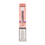 SKE Crystal Bar 600 Peach Ice Prefilled Pod Kit packaging featuring 20mg/mL nicotine and peach ice flavor.