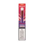 SKE Crystal Bar 600 Strawberry Blast Prefilled Pod Kit with flavor details and nicotine warning.