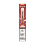 SKE Crystal Bar 600 Tobacco Prefilled Pod Kit packaging highlighting nicotine content and mesh coil features.