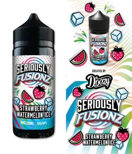 Seriously Fusionz Strawberry Watermelon Ice E-liquid Shortfill