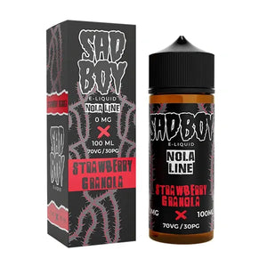 Strawberry Granola Shortfill E-Liquid by Sadboy 100ml