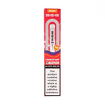 Strawberry Burst Crystal Bar 600 Prefilled Pod by SKE packaging showing flavor details and nicotine information.