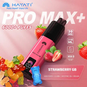 Hayati Pro Max Plus 6000 Strawberry GB&nbsp;Kit