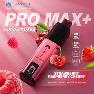 Hayati Pro Max Plus 6000 Strawberry Raspberry Cherry Kit