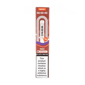 Tobacco Crystal Bar 600 Prefilled Pod by SKE packaging showcasing design and nicotine warning notice.