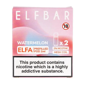 Watermelon Elf Bar Elfa Prefilled Pod