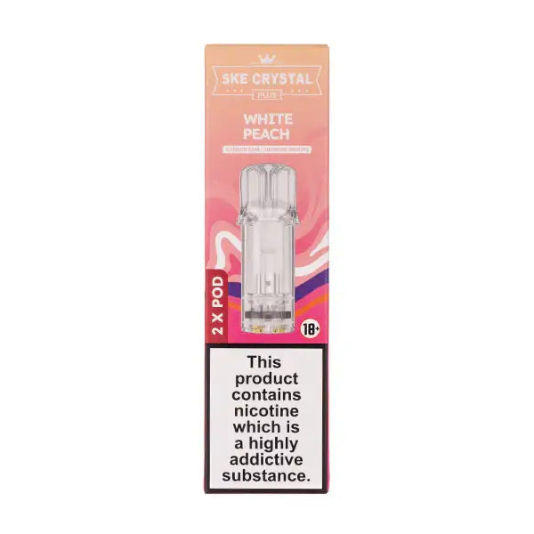 White Peach Crystal Plus Prefilled Pods by SKE
