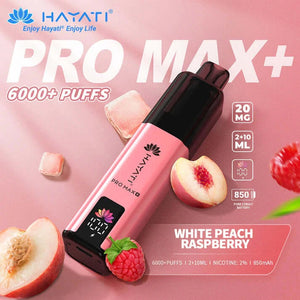 Hayati Pro Max Plus 6000 White Peach Raspberry Kit