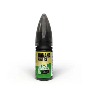 Banana Kiwi Ice Nic Salt E-Liquid by Riot Bar Edition
