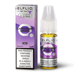Blackcurrant Aniseed Nic Salt E-Liquid by Elf Bar Elfliq