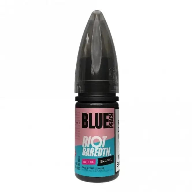 Blue Peach Nic Salt E-Liquid by Riot Bar Edition No Ice
