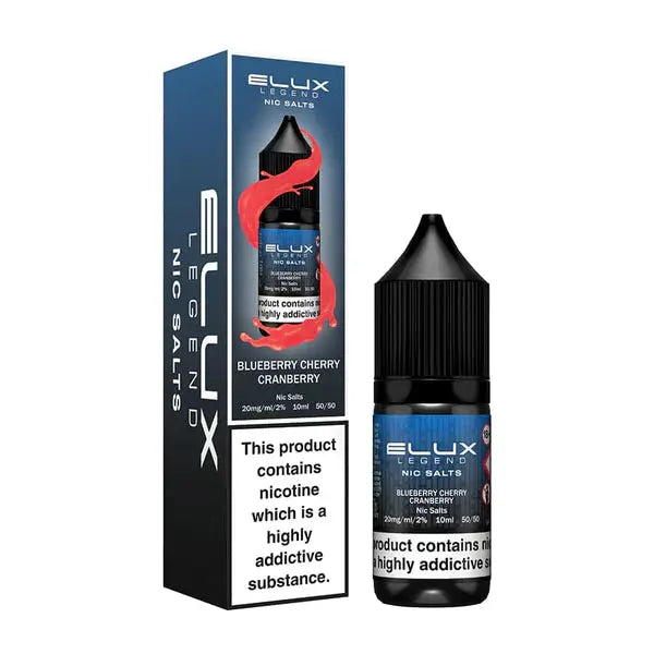 Blueberry Cherry Cranberry Nic Salt E-Liquid by Elux Legend