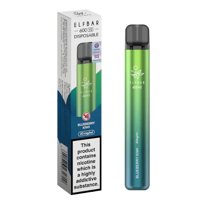 Blueberry Kiwi Elf Bar 600 V2 Disposable Vape