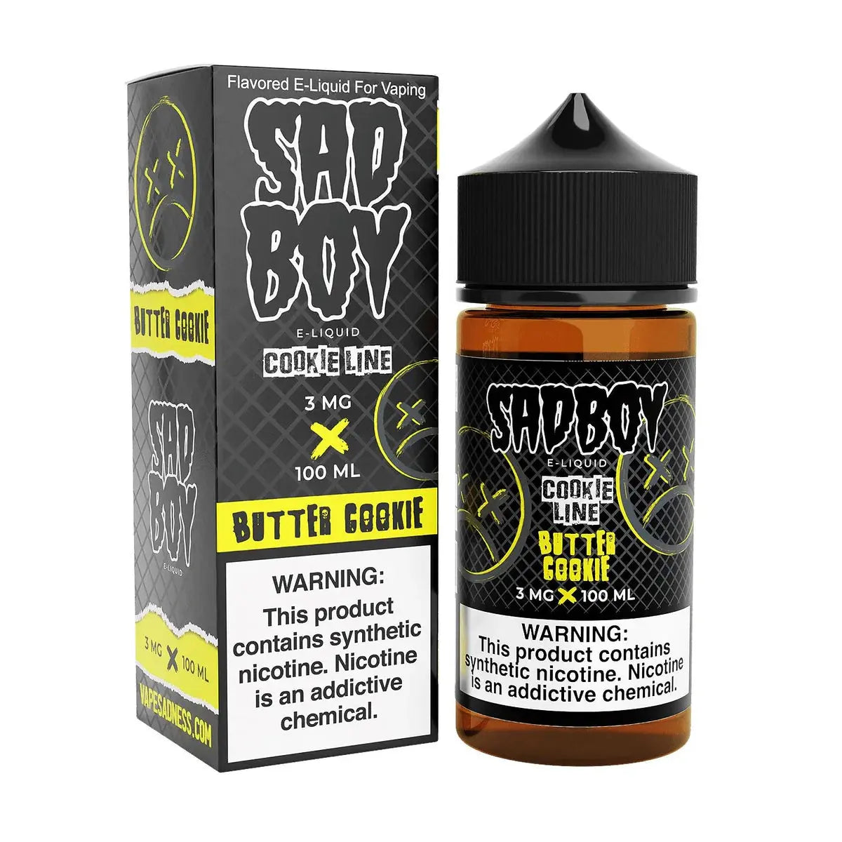 Butter Cookie Shortfill E-Liquid by Sadboy 100ml