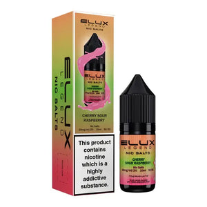 Cherry Sour Raspberry Nic Salt E-Liquid by Elux Legend