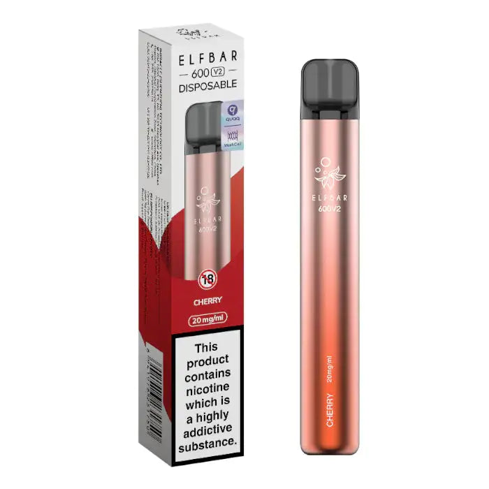 Cherry Elf Bar 600 V2 Disposable Vape