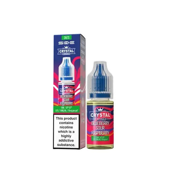 Blueberry Sour Raspberry Nic Salt E-Liquid by Crystal Original
