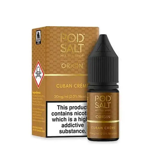 Cuban Creme Nic Salt E-Liquid by Pod Salt Origin