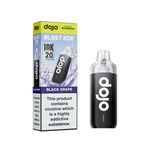 Dojo Blast 10K Black Grape Prefilled Vape Kit packaging with vape device and grape flavor indication.