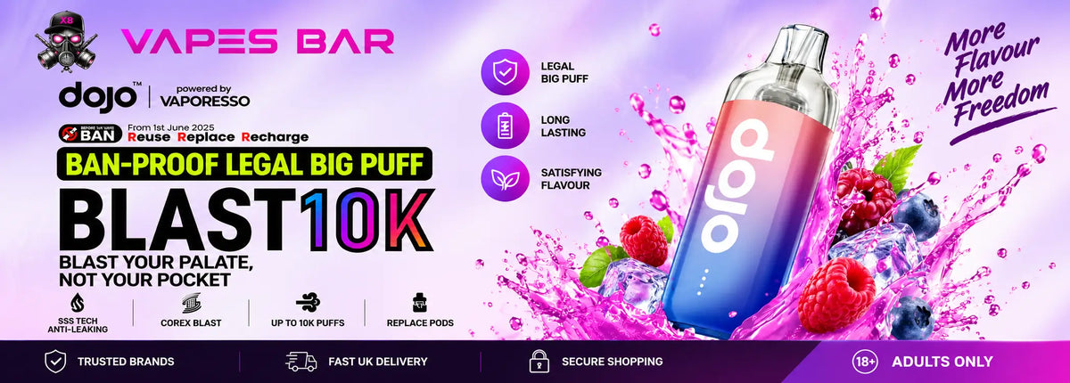 vaporesso dojo blast 10k prefilled vape kit