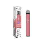 Elf Bar 600 Prefilled Pod Kit with Strawberry Kiwi flavor packaging and device in pink color.