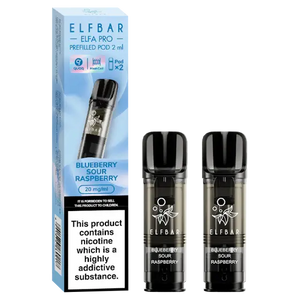 Blueberry Sour Raspberry Elf Bar Elfa Pro Prefilled Pod