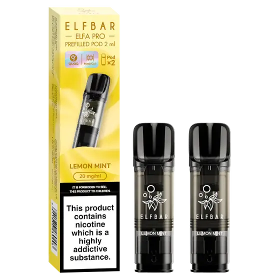 Lemon Mint Elf Bar Elfa Pro Prefilled Pod