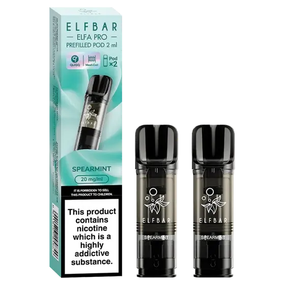 Spearmint Elf Bar Elfa Pro Prefilled Pod