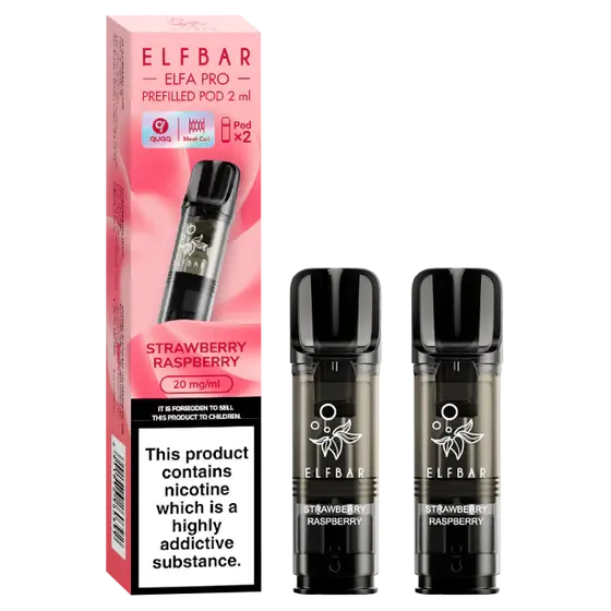 Strawberry Raspberry Elf Bar Elfa Pro Prefilled Pod