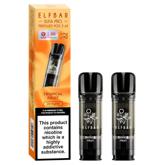Tropical Fruit Elf Bar Elfa Pro Prefilled Pod