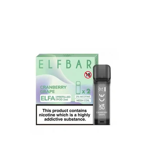 Cranberry Grape Elf Bar Elfa Prefilled Pod