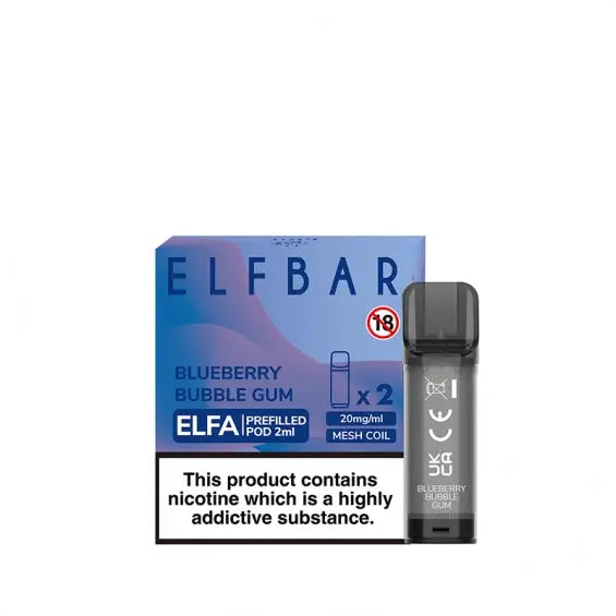 Blueberry Bubble Gum Elf Bar Elfa Prefilled Pod