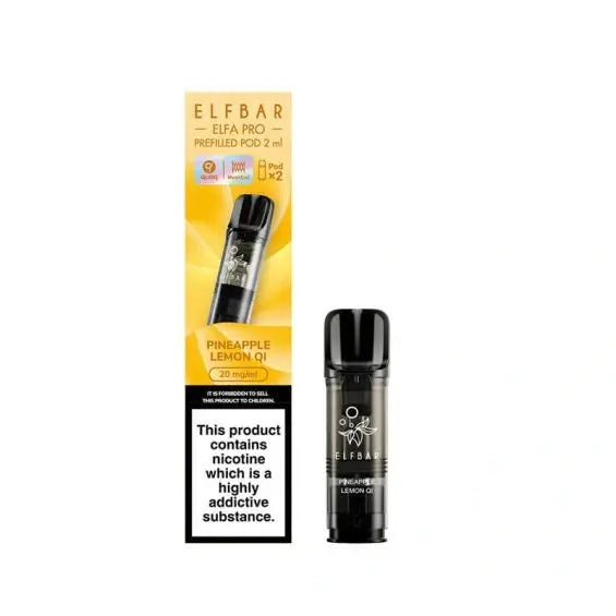 Pineapple Lemon QI Elf Bar Elfa Pro Prefilled Pod