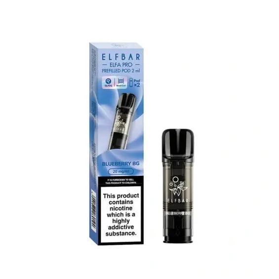 Blueberry BG Elf Bar Elfa Pro Prefilled Pod