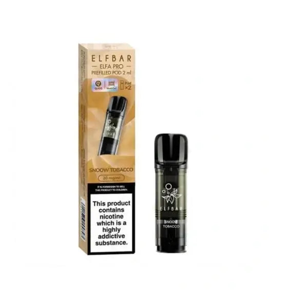 Snoow Tobacco Elf Bar Elfa Pro Prefilled Pod