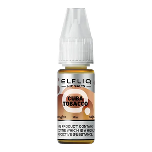 Cuba Tobacco Nic Salt E-Liquid by Elf Bar Elfliq