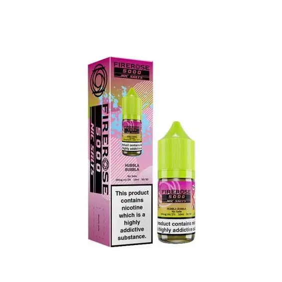 Hubbla Bubbla Nic Salt E-Liquid by Elux Firerose