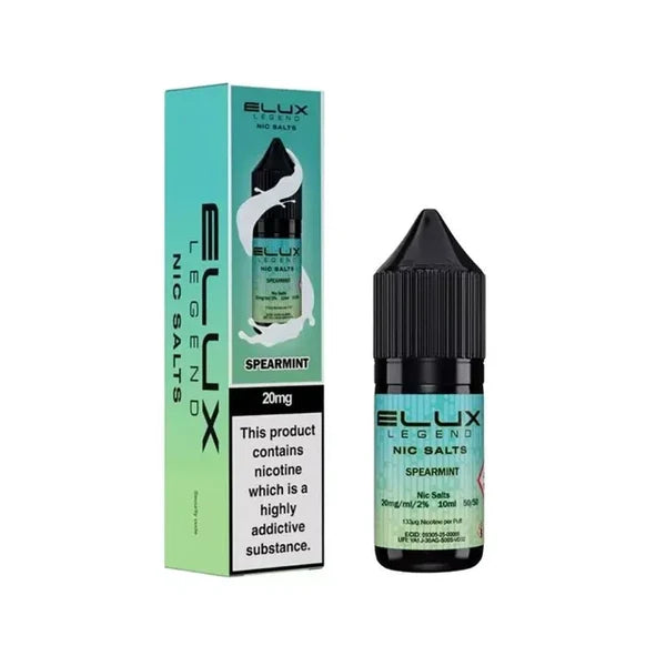 Elux Legend Spearmint Nic Salt 10ml E-Liquid (10mg & 20mg)