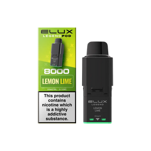 Elux Legend 8000 Lemon Lime Prefilled Pod | UK