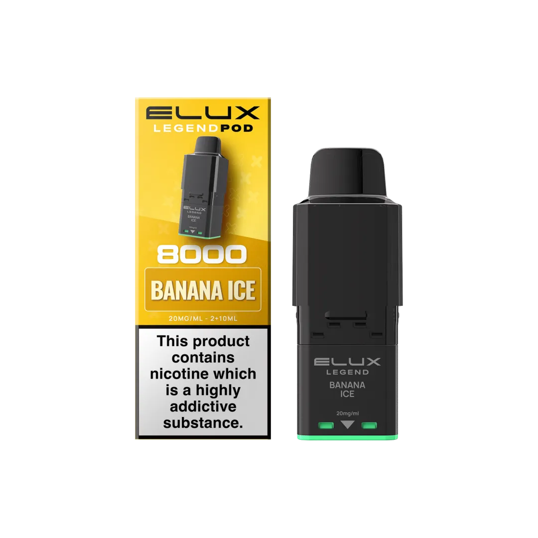 Elux Legend 8000 Banana Ice Prefilled Pod | UK