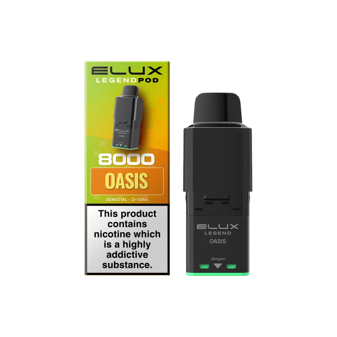 Elux Legend 8000 Oasis Prefilled Pod | UK