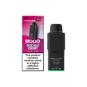 Elux Legend 8000 Blue Razz Cherry Pod | UK
