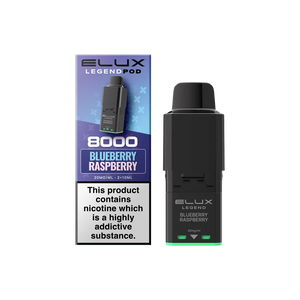 Elux Legend 8000 Blueberry Raspberry Pod | UK