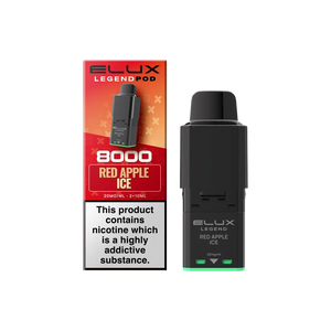 Elux Legend 8000 Red Apple Ice Prefilled Pod | UK