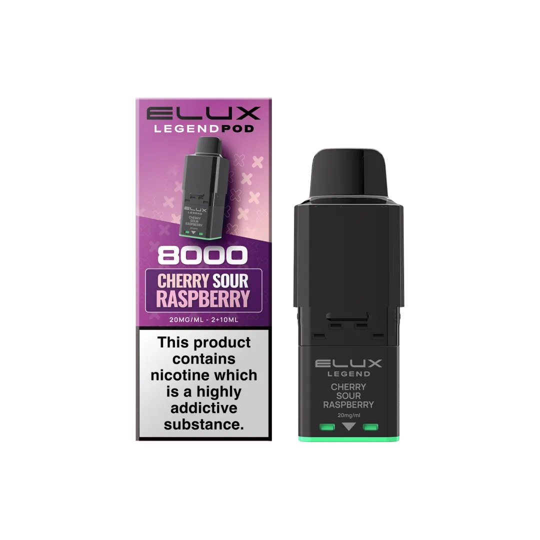 Elux Legend 8000 Blueberry Sour Raspberry Pod
