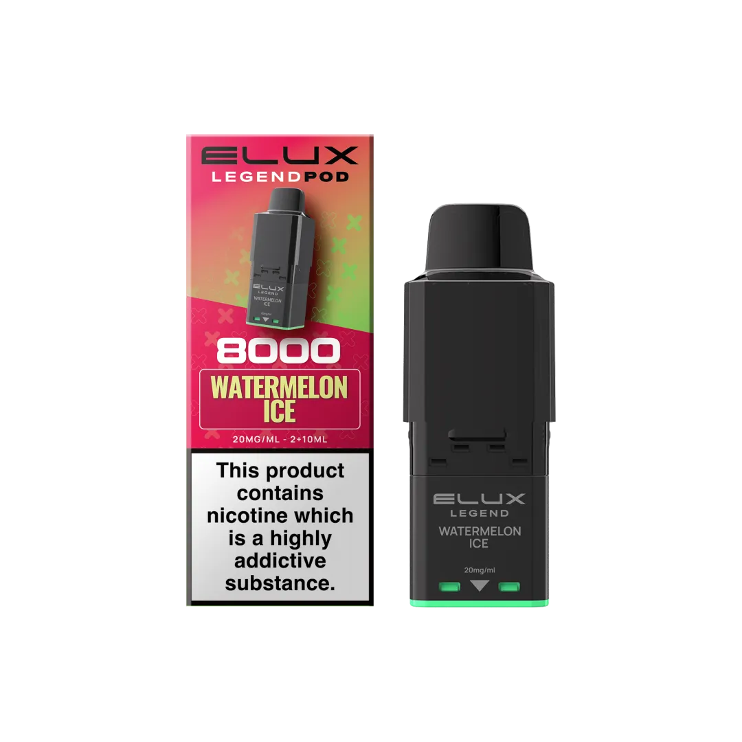 Elux Legend 8000 Watermelon Ice Prefilled Pod | UK